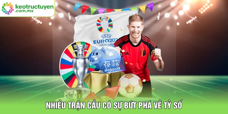 Nhiều trận cầu có sự bứt phá về tỷ số